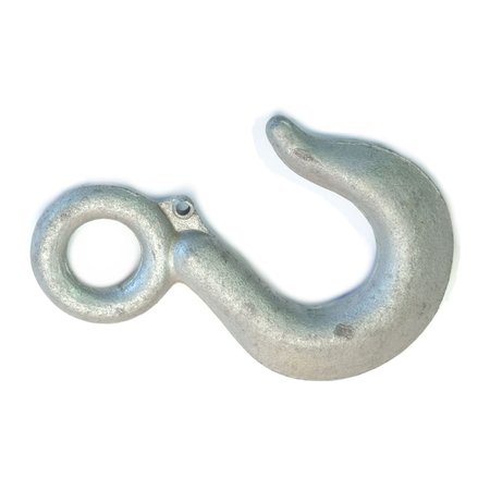 MIDWEST FASTENER 3/4 Ton Zinc Plated Steel Slip Hooks with Eyes 54661